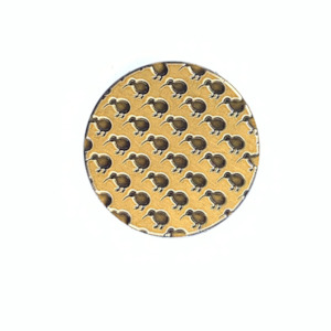 Ballmarkers: Flying Kiwis Gold Ball Marker