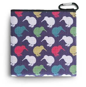 Flying Kiwis Microfibre Waffle Towel