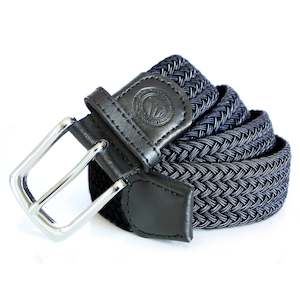 Belts: Black Woven Belt