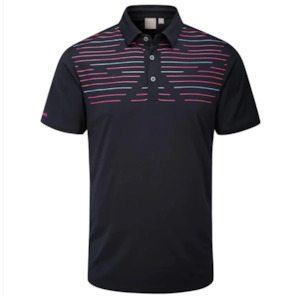 Mens Apparel: Ping Portman Polo Navy/Raspberry