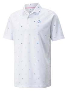 Puma Arnold Palmer Legacy Print Polo White/Blue