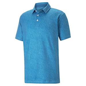 Mens Apparel: Puma Cloudspun Primary Blue Polo