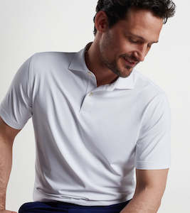 Peter Millar Solid Performance Polo White