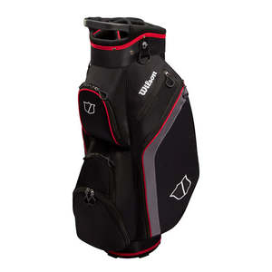 Men: WIlson Lite Cart Bag Black/Red