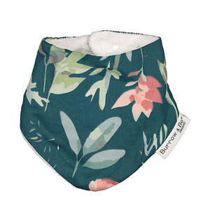 For Her: Baby Dribble Bib – Little Leaves Green