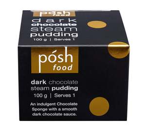 Single Dark Chocolate Steam Pudding
