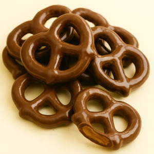 Confectionary: Chocolate covered Peanut Butter Pretzels