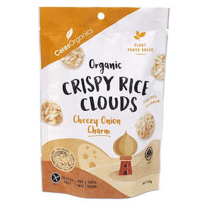 Crackers: Ceres | Crispy Rice Clouds - Cheezy Onion / 50g