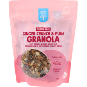 Breakfast Things: Chantal | Organic GF Ginger Crunch & Plum Granola / 500g