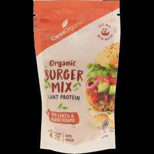 Pantry Goodness: Ceres | Organic Burger Mix - Red Lentil & Black Sesame / 160g