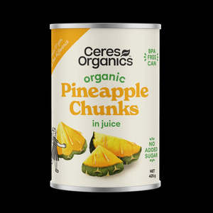 Ceres | Organic Pineapple Chunks in Juice  / 425g