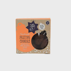 Snack Treats: Molly Woppy - Xmas Cookies GF Dark Choc Ginger / 130g