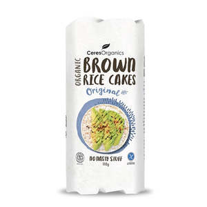 Crackers: Ceres | Organic Brown Rice Cakes - Original / 110g