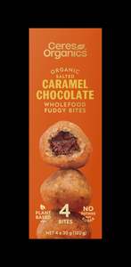 Ceres | Organic Wholefood Fudgy Bites - Caramel Choc / 120g