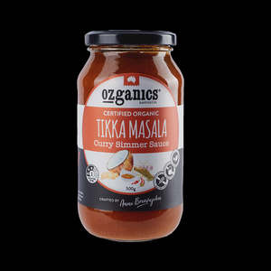 Canned Goods: Ozganics Organic Tikka Masala Style Sauce / 500gm