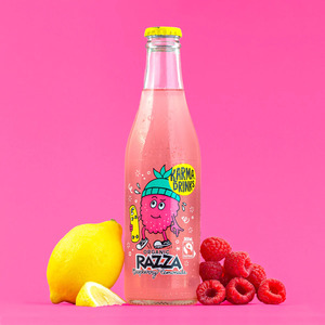 Beverages: Karma Drinks | Razza Pink Raspberry Lemonade / 330ml