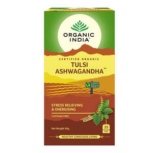 Teas: Organic India | Tulsi Ashwagandha / 25 bags