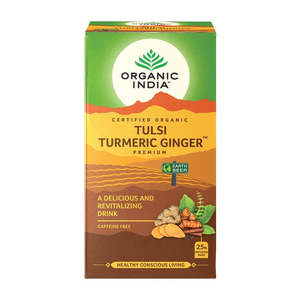 Teas: Organic India | Tulsi Turmeric Ginger / 25 bags