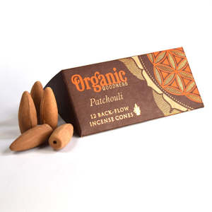 Gifts: Backflow Incense Cones Patchouli - Organic Goodness