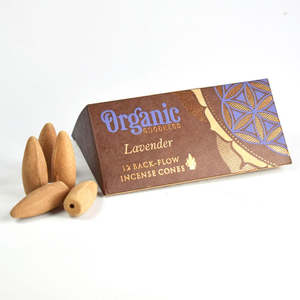 Gifts: Backflow Incense Cones Lavender - Organic Goodness