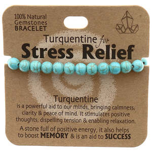 Natural Gemstones - Turquetine Bracelet for Stress Relief
