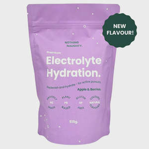 Beverages: Nothing Naughty | Electrolyte Hydration Drink Powder - Apple & Berries / 515g