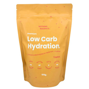 Beverages: Nothing Naughty | Low Carb Hydration Powder - Tropical / 515g