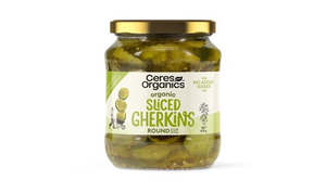 Pantry Goodness: Ceres | Organic Gherkins Round Cut / 670g