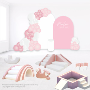 Luxe Soft Play: Boujee Party & Play Package - Rosé Candy Pink
