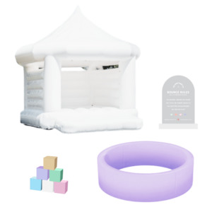 Bouncy Castles: Junior Bounce + Play Set - Pastel Purple