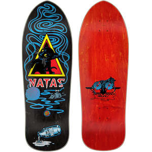 Skate Decks: SMA Natas Kitten Reissue Deck 9.89" Black Stain