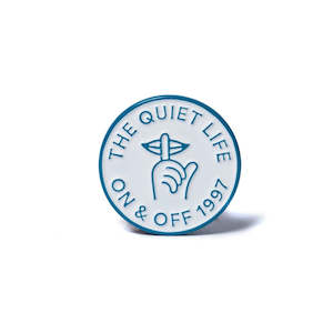 Pins Patches: The Quiet Shh Circle Lapel Pin