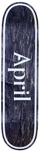 April: April OG Logo Invert Black Deck 8.25”