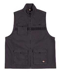 Mens Jackets: Dickies Dallas Utility Vest / Black