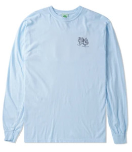 Frog: Frog Surf Turtle Longsleeve Tee / Water Blue