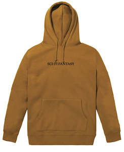 Sci Fi Fantasy: Sci-Fi Fantasy Logo Hoodie / Tan