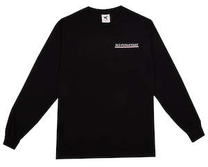 Sci-Fi Fantasy Industrial Long Sleeve Tee / Black