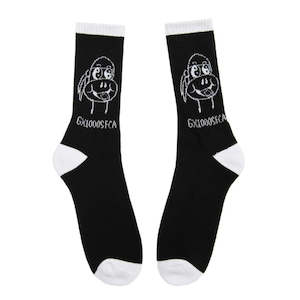 Gx 1000: GX1000 Socks / Black / White