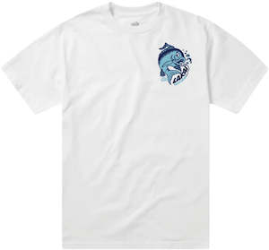 Lakai Clothing: Lakai Catching The Flare Tee / White