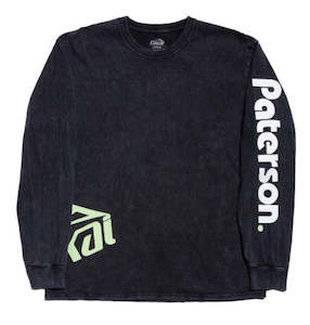 Lakai Clothing: Lakai x Paterson L/S Tee / Black Tie Dye
