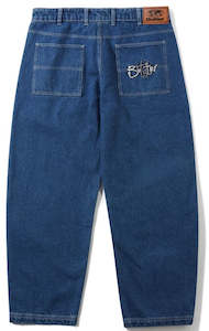 Butter Goods Scribble Denim Jeans / Mid Blue
