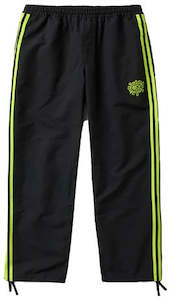 Mens Pants: Adidas x Always Track Pants / Black / Slime Green