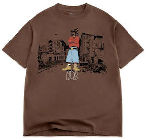 Color Bars x ODB Harlem Tee / Chocolate