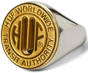 Jewellery: Huf Token Signet Ring / Gold