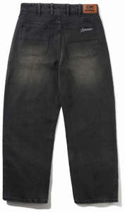 Mens Pants: Butter Goods Racer Denim Jeans / Faded Black