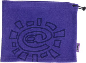 Always Do What You Should Do Fleece Snood Beanie / Purple