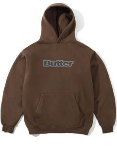 Butter Goods Radiant Logo Pullover Hoodie / Mocha