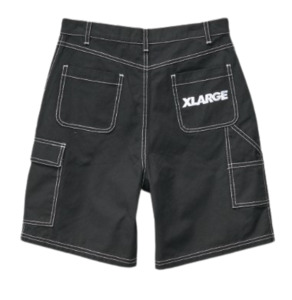 Mens Shorts: XLarge Italic Work Cargo Shorts / Black