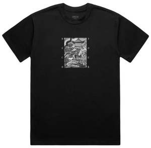 DECO Temple Tour Tee / Black