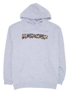 Fucking Awesome Dill Collage Logo Hoodie / Grey